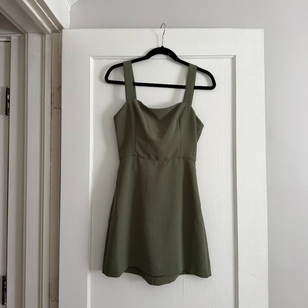 Aritzia (Wilfred) Pale Green Mini Dress